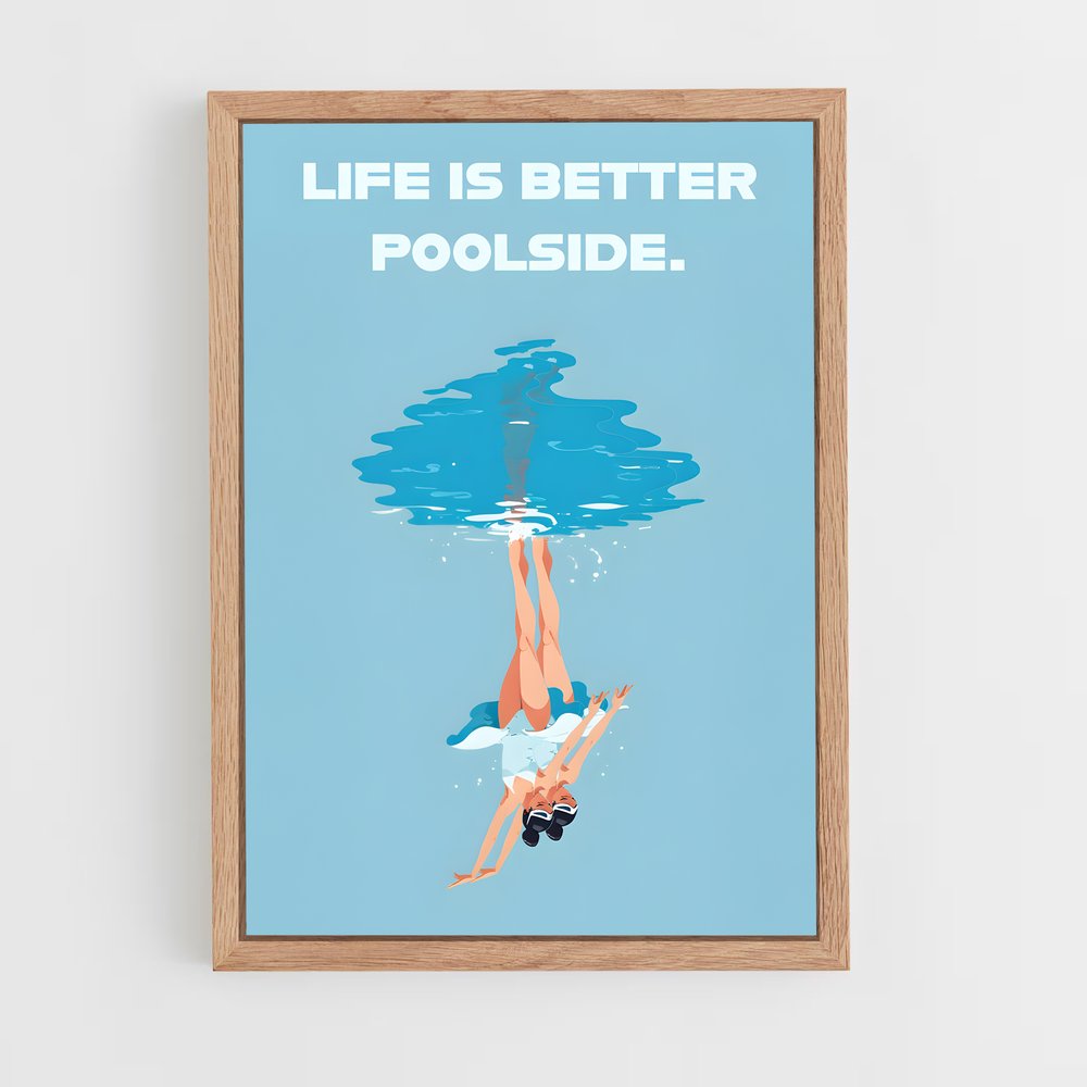 Poster Synchronized de swimming – affiche Natation synchronisée (vue 4)